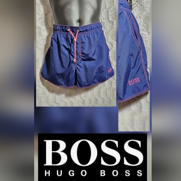 BOSS Hugo Boss Swim Shorts Small - Picture 2 of 8